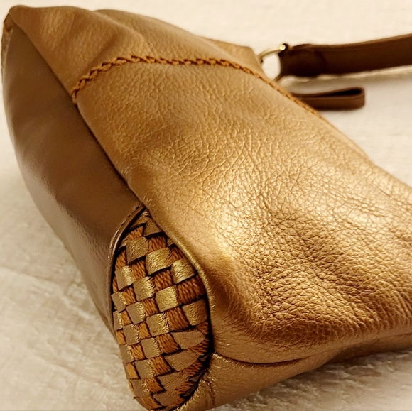 The Sak Pink Label copper leather hobo shoulder bag 100% Leather - Picture 8 of 14